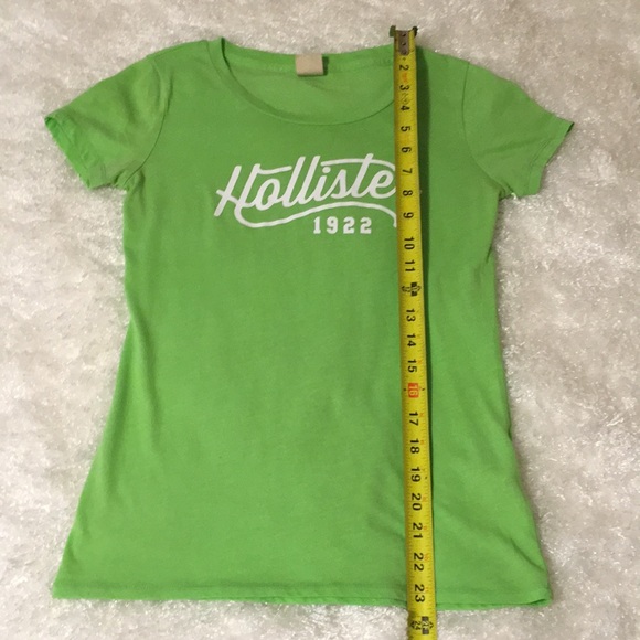 HOLLISTER T-short lime green XS - Picture 4 of 7